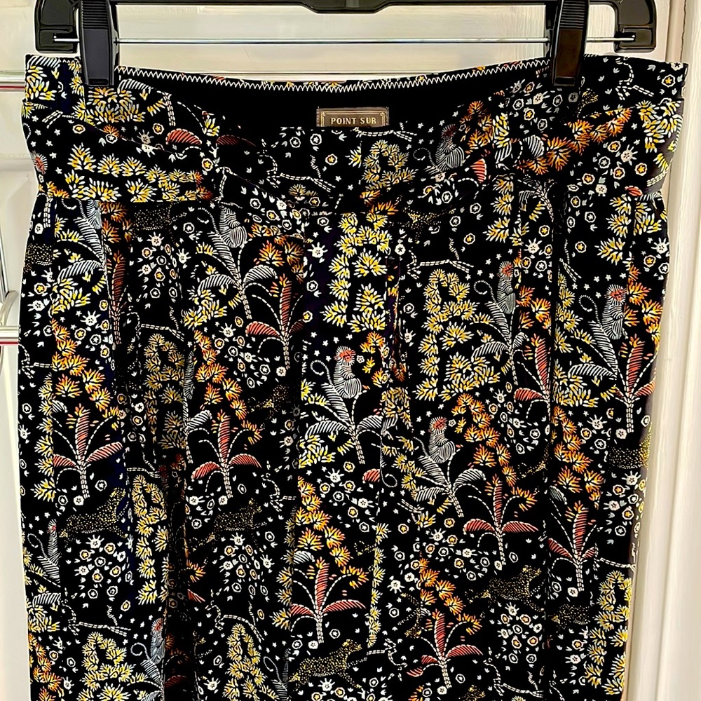 NWT J. Crew Point Sur wide leg sash waist trousers sz 10
